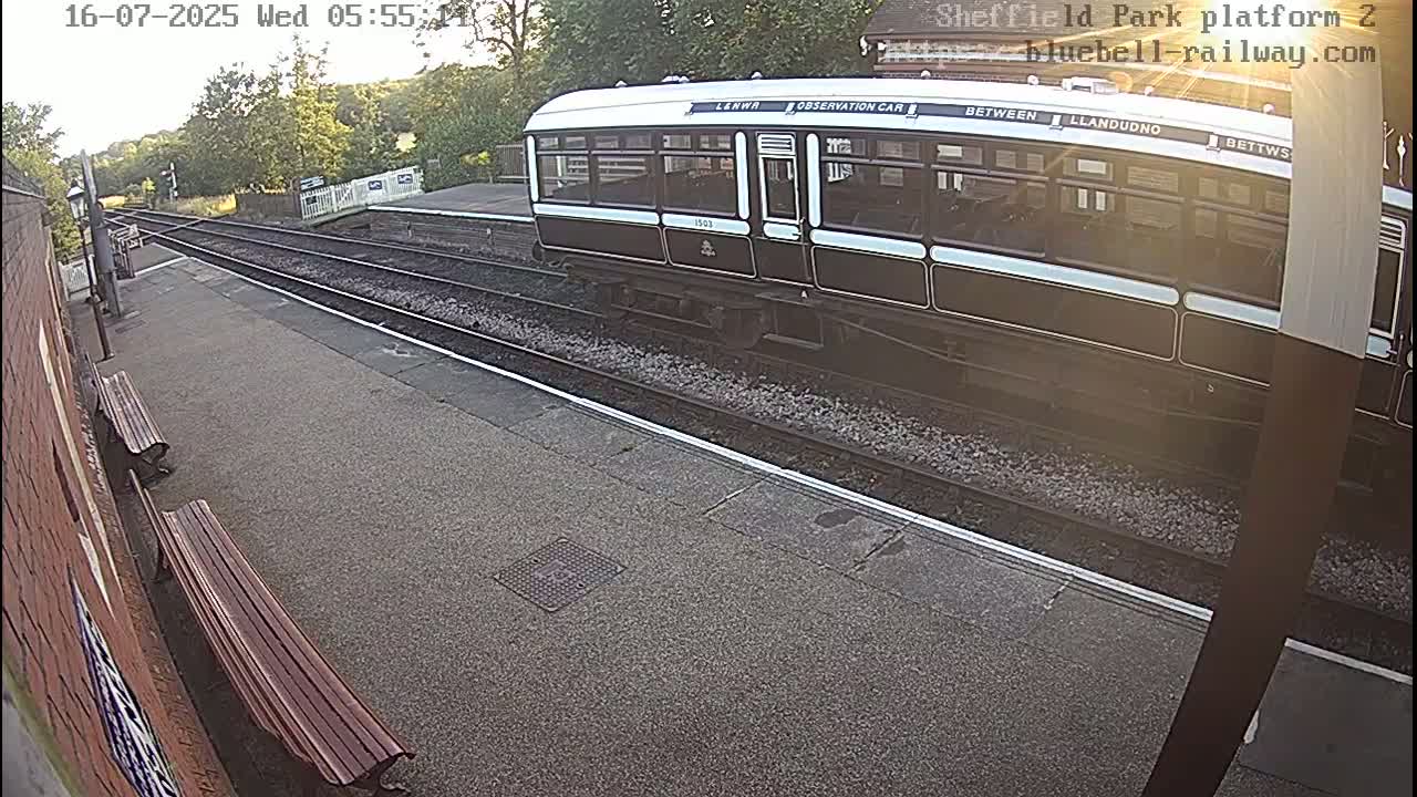Platform 2 West Sheffield Green, Bluebell Railway, Sheffield Park Station  Live Cam - Uckfield, Wealden, East Sussex, South East, England, United Kingdom