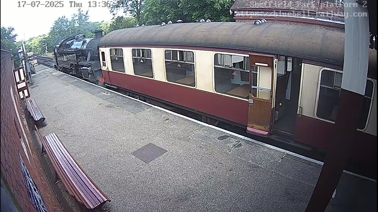 Platform 2 West Sheffield Green, Bluebell Railway, Sheffield Park Station  Live Cam - Uckfield, Wealden, East Sussex, South East, England, United Kingdom