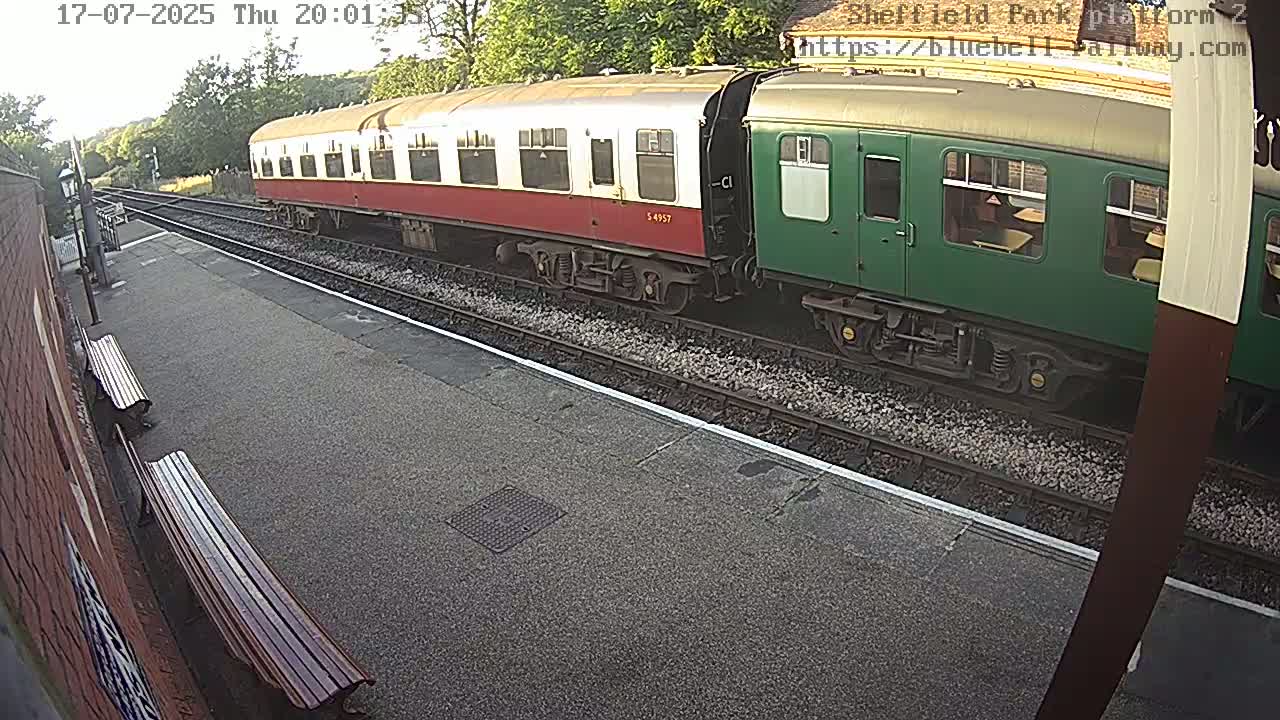 Platform 2 West Sheffield Green, Bluebell Railway, Sheffield Park Station  Live Cam - Uckfield, Wealden, East Sussex, South East, England, United Kingdom