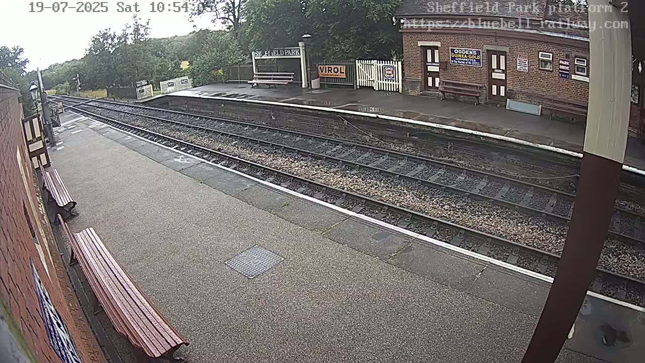 Platform 2 West Sheffield Green, Bluebell Railway, Sheffield Park Station  Live Cam - Uckfield, Wealden, East Sussex, South East, England, United Kingdom