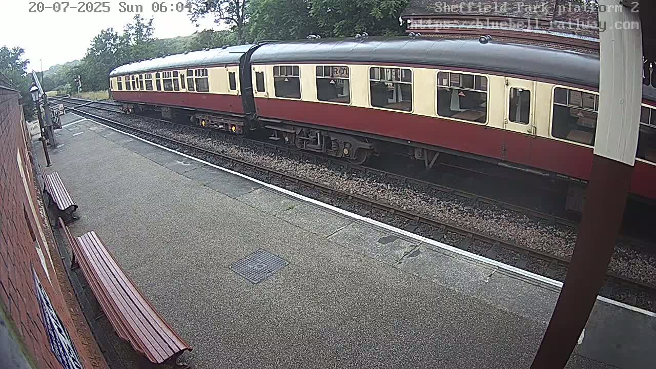 Platform 2 West Sheffield Green, Bluebell Railway, Sheffield Park Station  Live Cam - Uckfield, Wealden, East Sussex, South East, England, United Kingdom