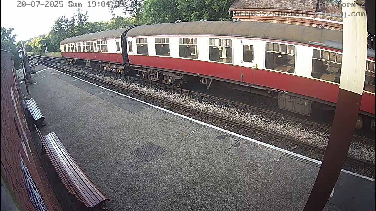 Platform 2 West Sheffield Green, Bluebell Railway, Sheffield Park Station  Live Cam - Uckfield, Wealden, East Sussex, South East, England, United Kingdom