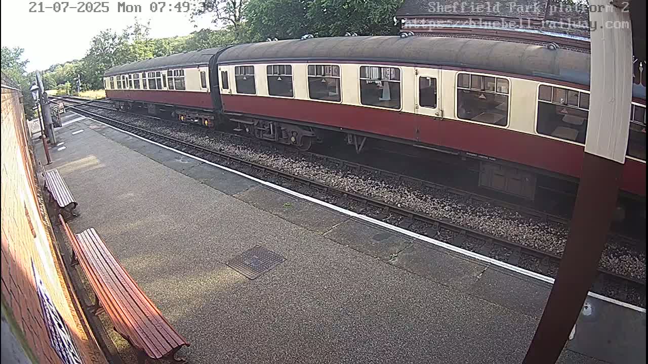 Platform 2 West Sheffield Green, Bluebell Railway, Sheffield Park Station  Live Cam - Uckfield, Wealden, East Sussex, South East, England, United Kingdom