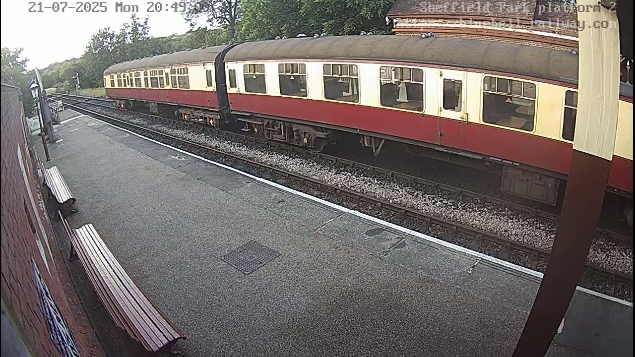 Platform 2 West Sheffield Green, Bluebell Railway, Sheffield Park Station  Live Cam - Uckfield, Wealden, East Sussex, South East, England, United Kingdom