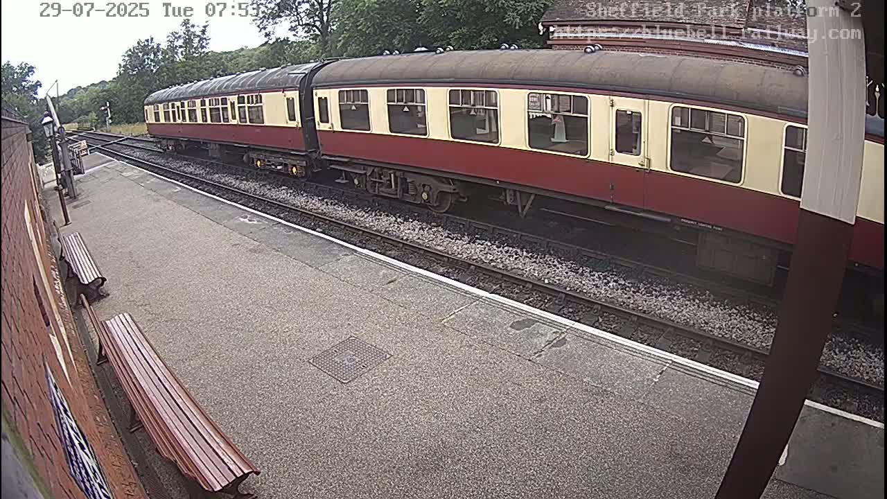 Platform 2 West Sheffield Green, Bluebell Railway, Sheffield Park Station  Live Cam - Uckfield, Wealden, East Sussex, South East, England, United Kingdom