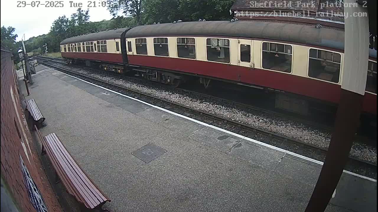 Platform 2 West Sheffield Green, Bluebell Railway, Sheffield Park Station  Live Cam - Uckfield, Wealden, East Sussex, South East, England, United Kingdom