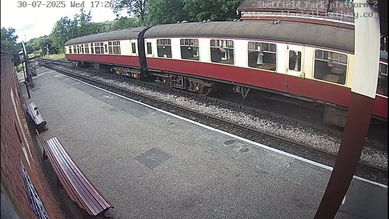 Platform 2 West Sheffield Green, Bluebell Railway, Sheffield Park Station  Live Cam - Uckfield, Wealden, East Sussex, South East, England, United Kingdom