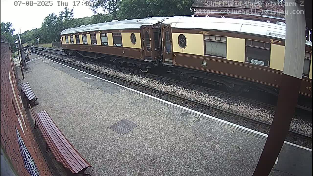 Platform 2 West Sheffield Green, Bluebell Railway, Sheffield Park Station  Live Cam - Uckfield, Wealden, East Sussex, South East, England, United Kingdom