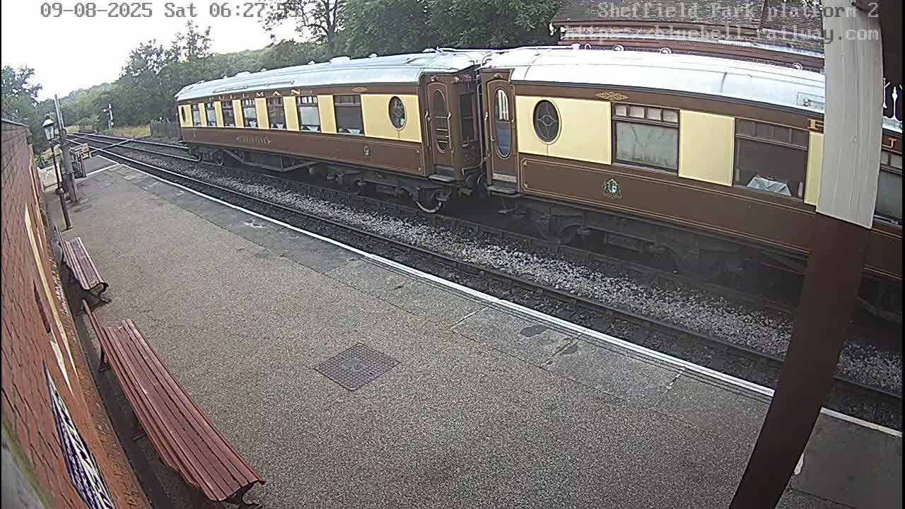 Platform 2 West Sheffield Green, Bluebell Railway, Sheffield Park Station  Live Cam - Uckfield, Wealden, East Sussex, South East, England, United Kingdom