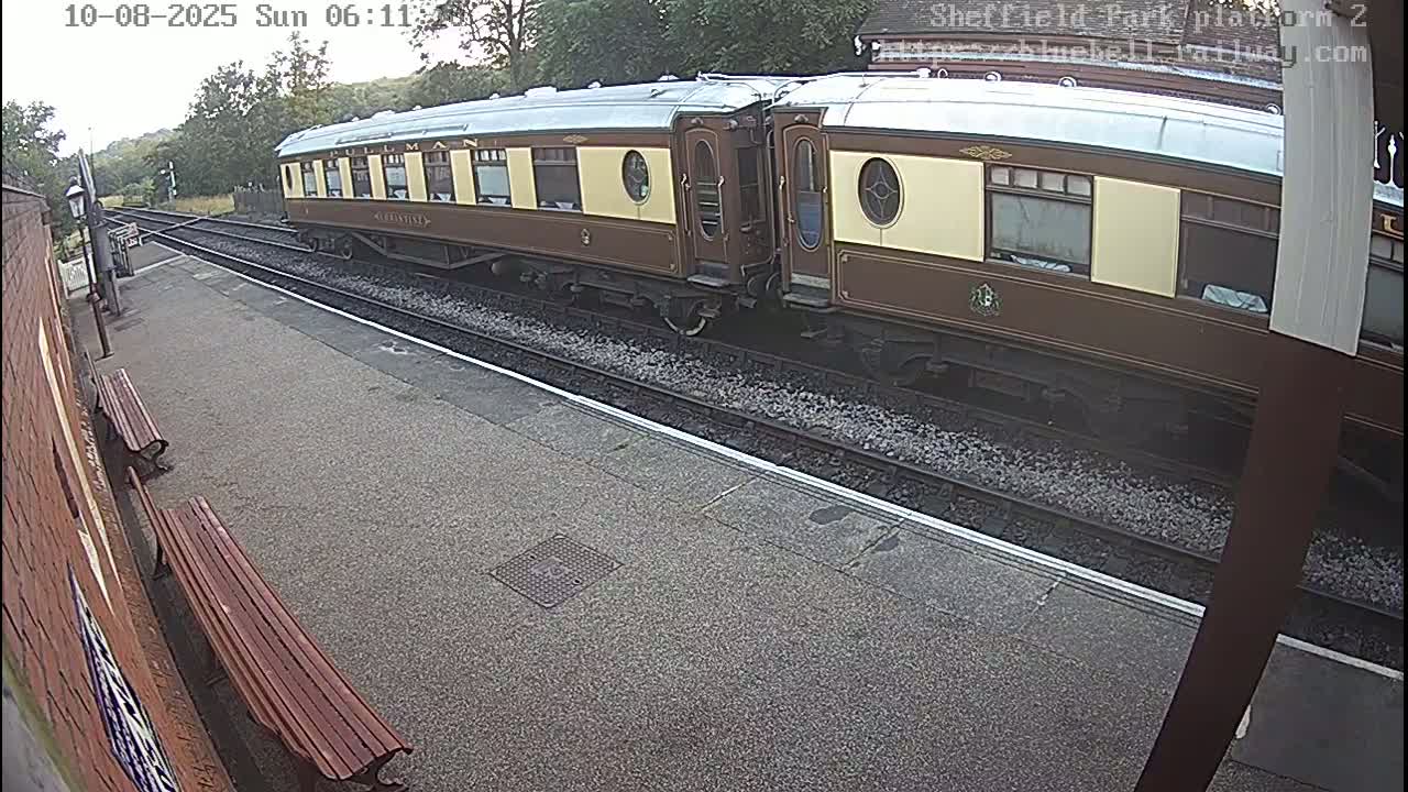 Platform 2 West Sheffield Green, Bluebell Railway, Sheffield Park Station  Live Cam - Uckfield, Wealden, East Sussex, South East, England, United Kingdom