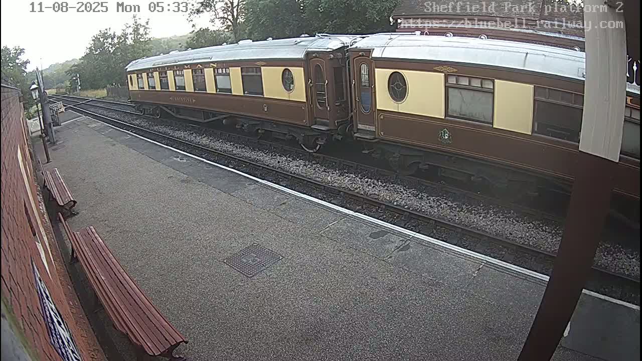 Platform 2 West Sheffield Green, Bluebell Railway, Sheffield Park Station  Live Cam - Uckfield, Wealden, East Sussex, South East, England, United Kingdom