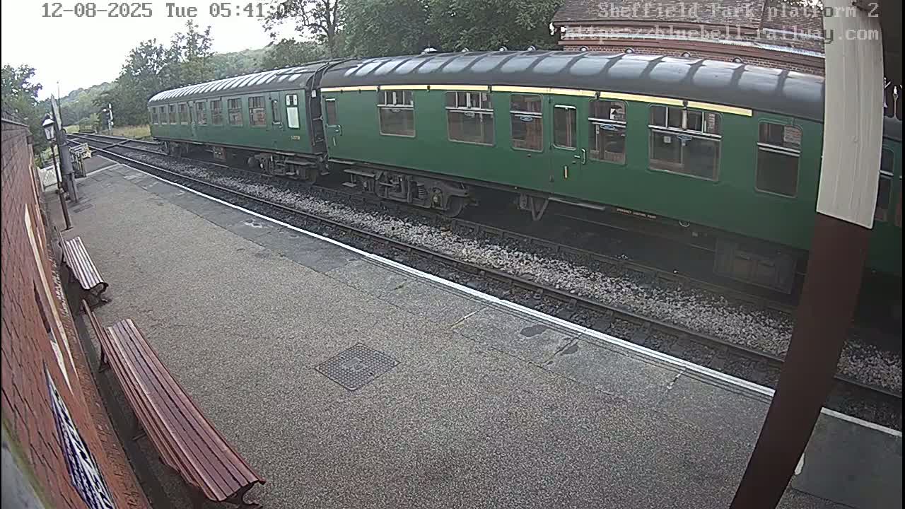 Platform 2 West Sheffield Green, Bluebell Railway, Sheffield Park Station  Live Cam - Uckfield, Wealden, East Sussex, South East, England, United Kingdom