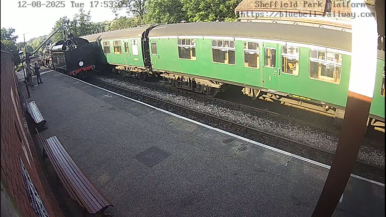 Platform 2 West Sheffield Green, Bluebell Railway, Sheffield Park Station  Live Cam - Uckfield, Wealden, East Sussex, South East, England, United Kingdom