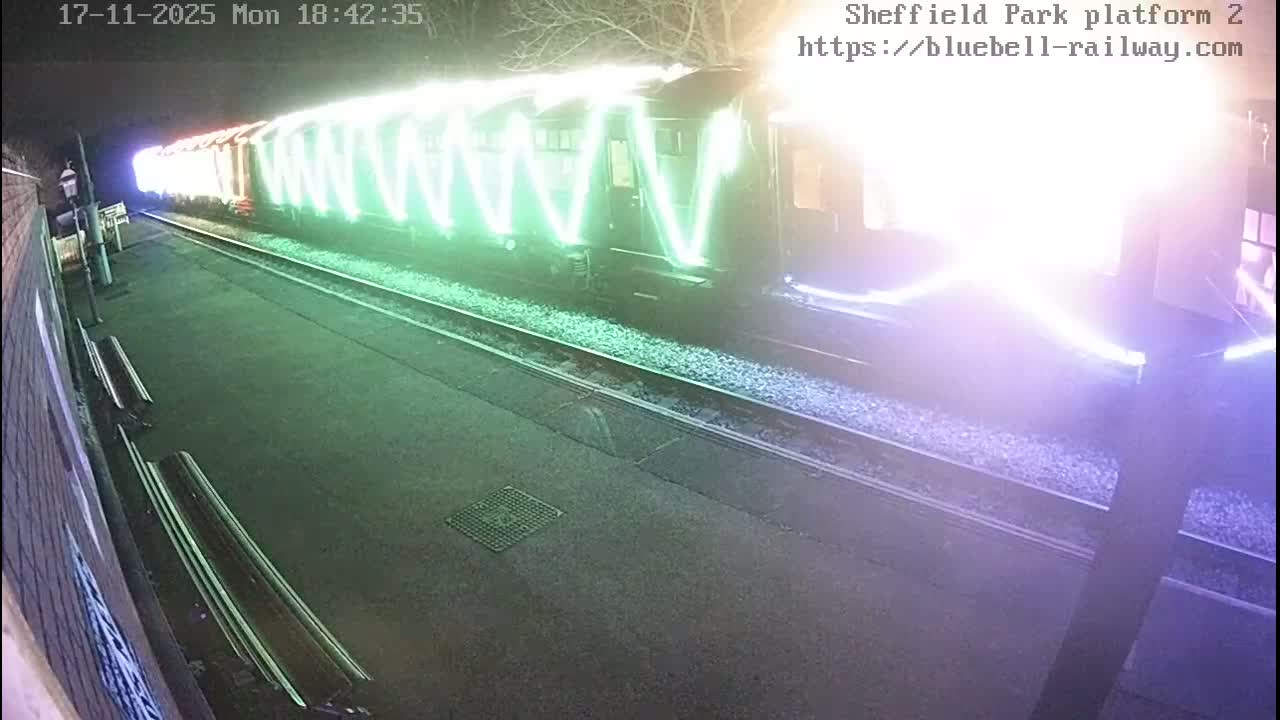 Platform 2 West Sheffield Green, Bluebell Railway, Sheffield Park Station  Live Cam - Uckfield, Wealden, East Sussex, South East, England, United Kingdom