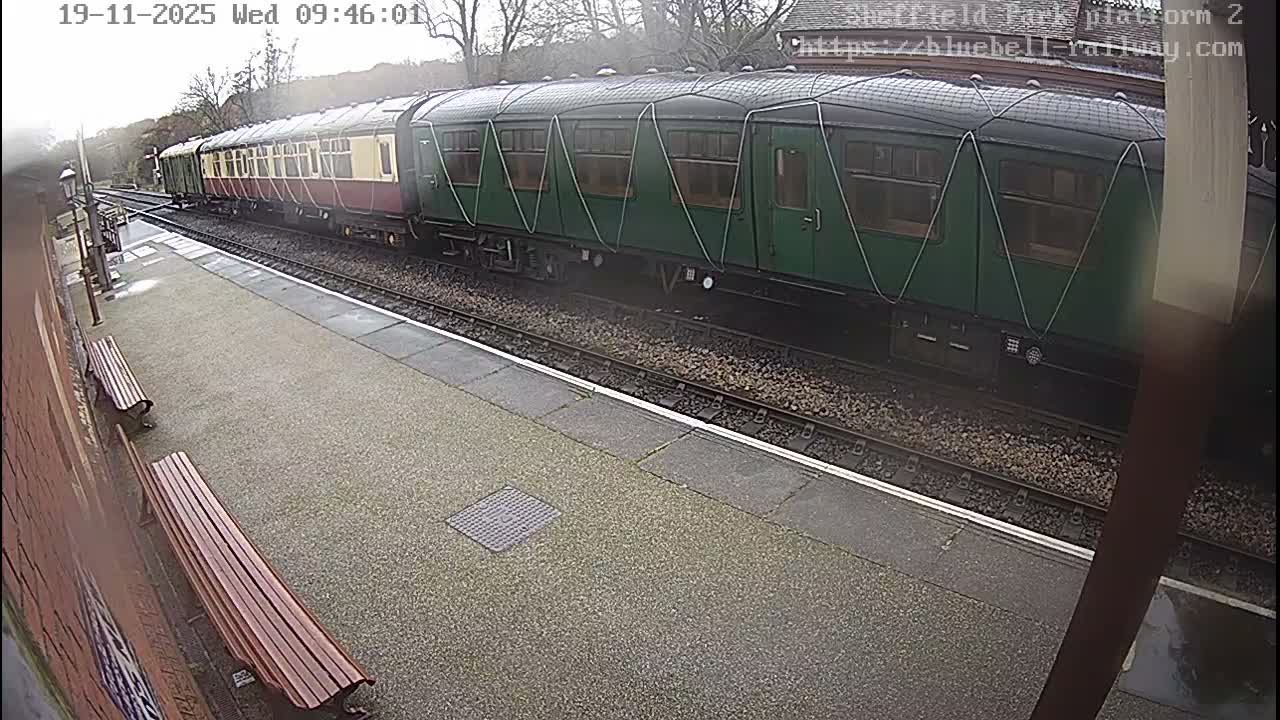 Platform 2 West Sheffield Green, Bluebell Railway, Sheffield Park Station  Live Cam - Uckfield, Wealden, East Sussex, South East, England, United Kingdom
