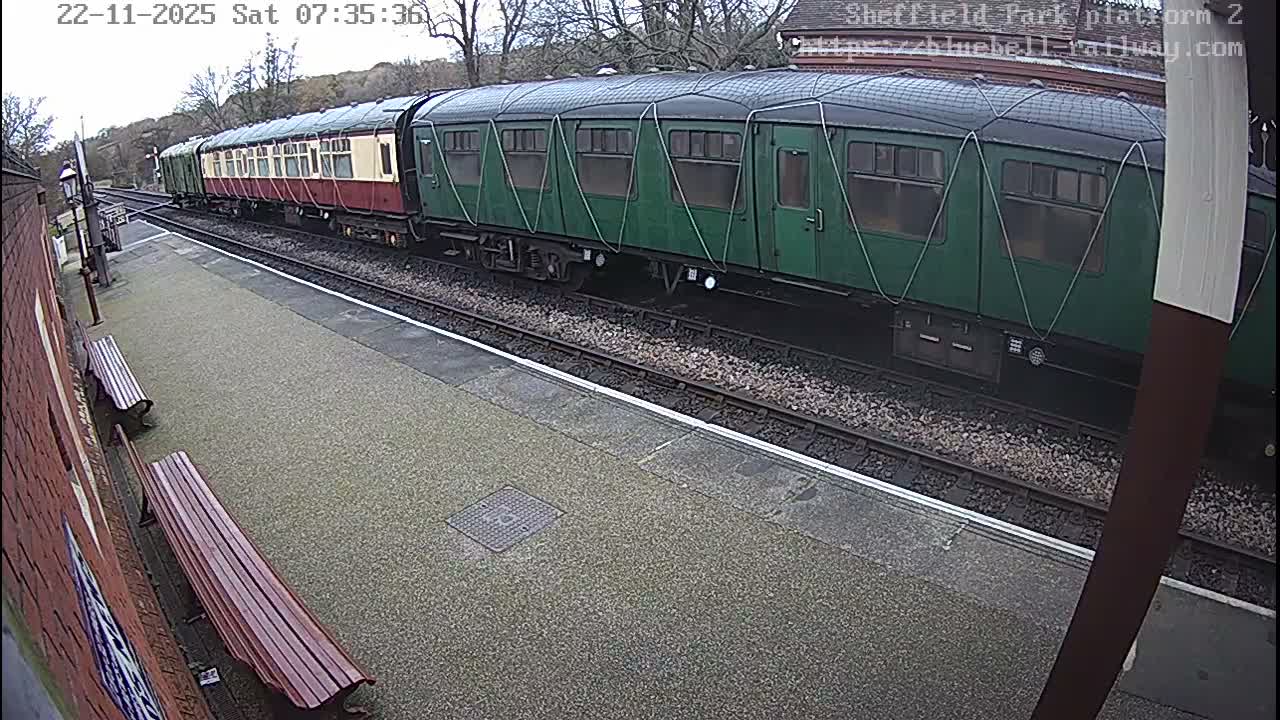 Platform 2 West Sheffield Green, Bluebell Railway, Sheffield Park Station  Live Cam - Uckfield, Wealden, East Sussex, South East, England, United Kingdom