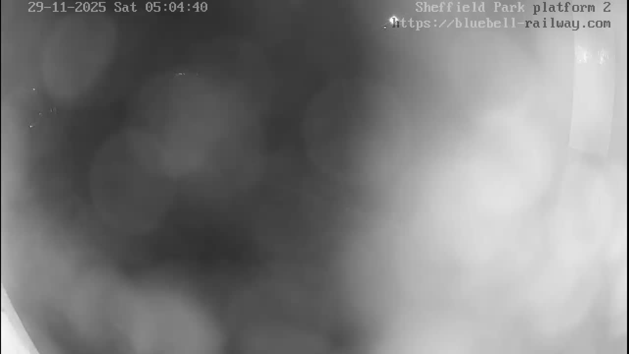 Platform 2 West Sheffield Green, Bluebell Railway, Sheffield Park Station  Live Cam - Uckfield, Wealden, East Sussex, South East, England, United Kingdom