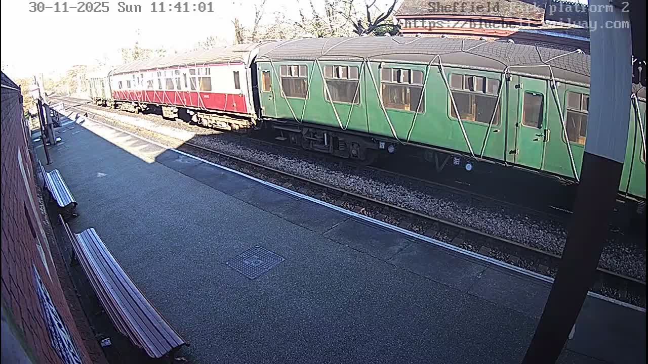 Platform 2 West Sheffield Green, Bluebell Railway, Sheffield Park Station  Live Cam - Uckfield, Wealden, East Sussex, South East, England, United Kingdom