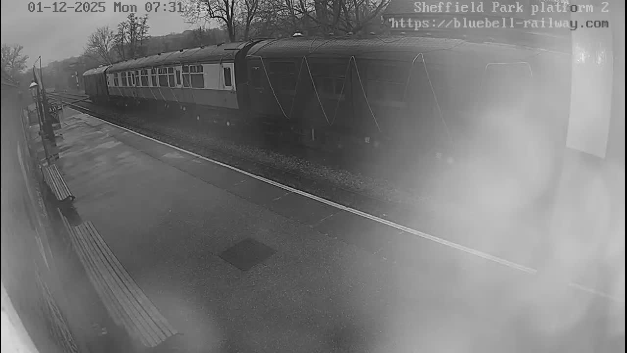 Platform 2 West Sheffield Green, Bluebell Railway, Sheffield Park Station  Live Cam - Uckfield, Wealden, East Sussex, South East, England, United Kingdom