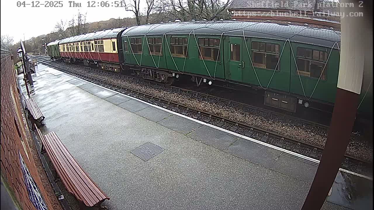 Platform 2 West Sheffield Green, Bluebell Railway, Sheffield Park Station  Live Cam - Uckfield, Wealden, East Sussex, South East, England, United Kingdom