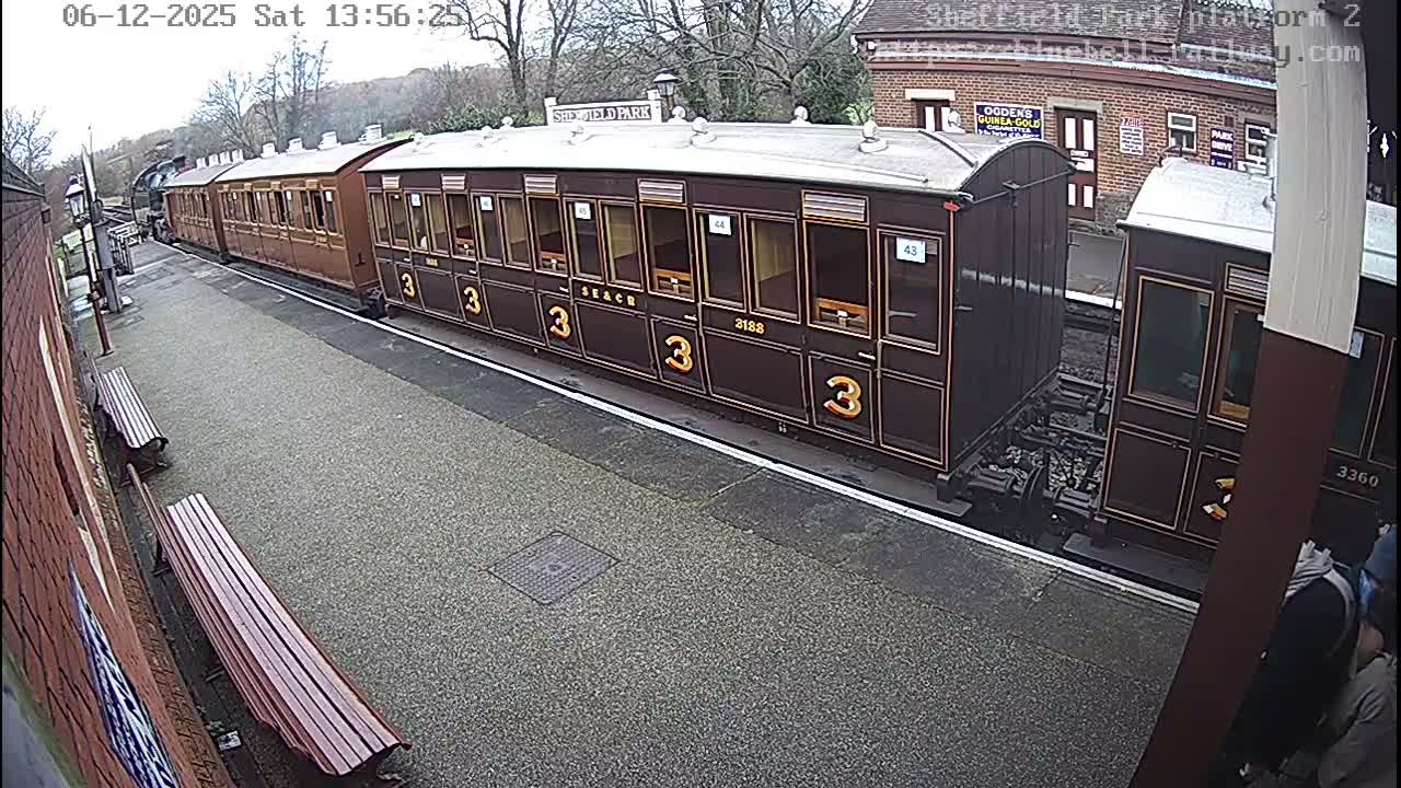 Platform 2 West Sheffield Green, Bluebell Railway, Sheffield Park Station  Live Cam - Uckfield, Wealden, East Sussex, South East, England, United Kingdom