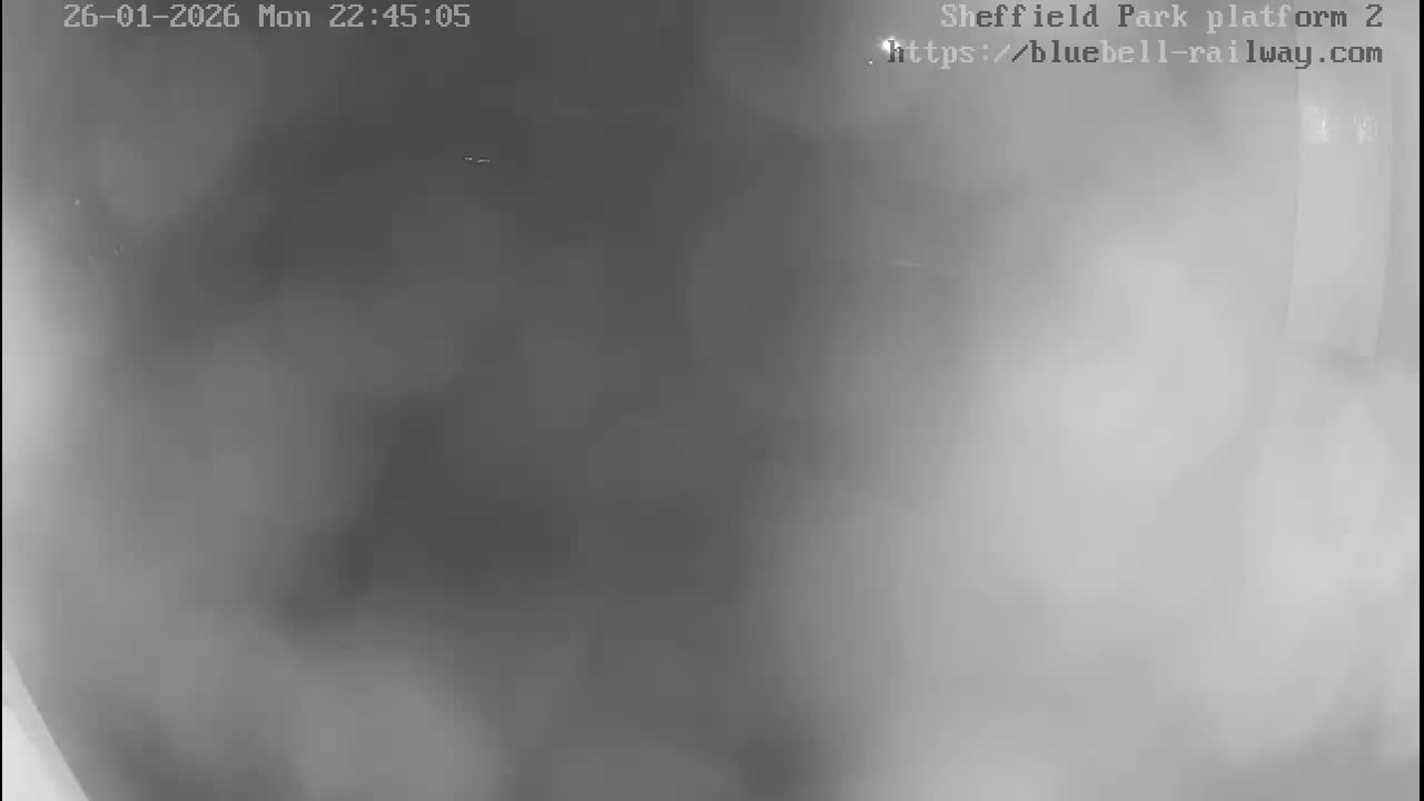 Platform 2 West Sheffield Green, Bluebell Railway, Sheffield Park Station  Live Cam - Uckfield, Wealden, East Sussex, South East, England, United Kingdom