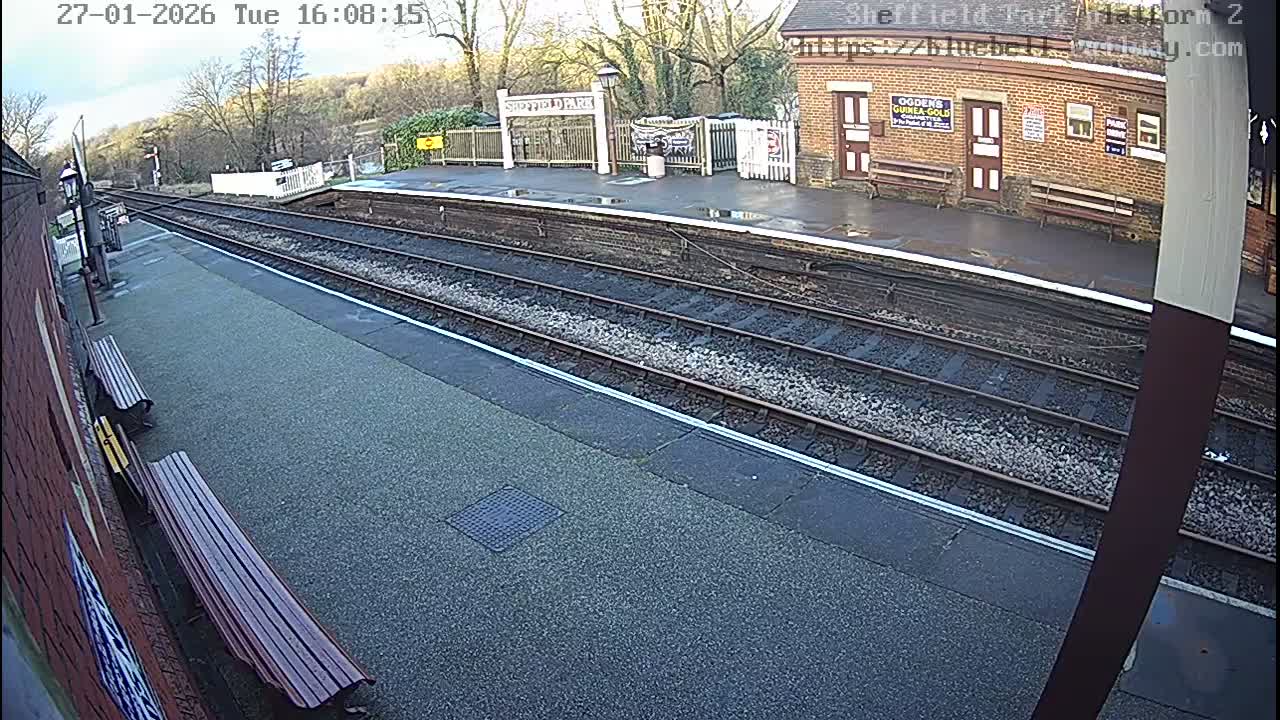 Platform 2 West Sheffield Green, Bluebell Railway, Sheffield Park Station  Live Cam - Uckfield, Wealden, East Sussex, South East, England, United Kingdom