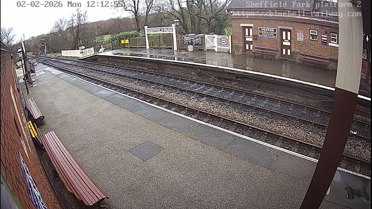 Platform 2 West Sheffield Green, Bluebell Railway, Sheffield Park Station  Live Cam - Uckfield, Wealden, East Sussex, South East, England, United Kingdom