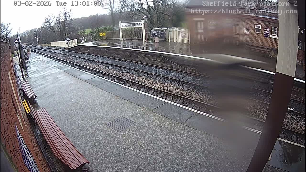 Platform 2 West Sheffield Green, Bluebell Railway, Sheffield Park Station  Live Cam - Uckfield, Wealden, East Sussex, South East, England, United Kingdom