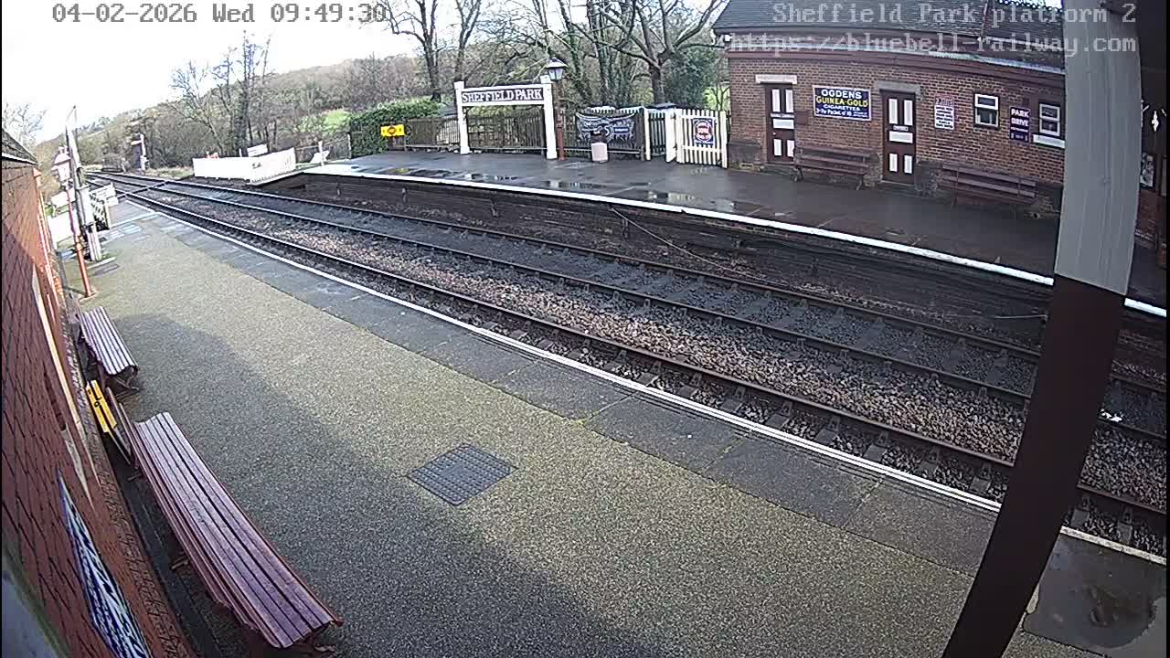 Platform 2 West Sheffield Green, Bluebell Railway, Sheffield Park Station  Live Cam - Uckfield, Wealden, East Sussex, South East, England, United Kingdom
