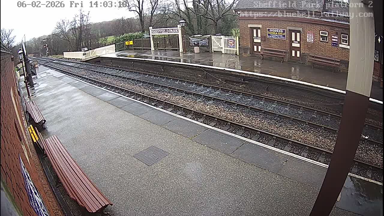Platform 2 West Sheffield Green, Bluebell Railway, Sheffield Park Station  Live Cam - Uckfield, Wealden, East Sussex, South East, England, United Kingdom