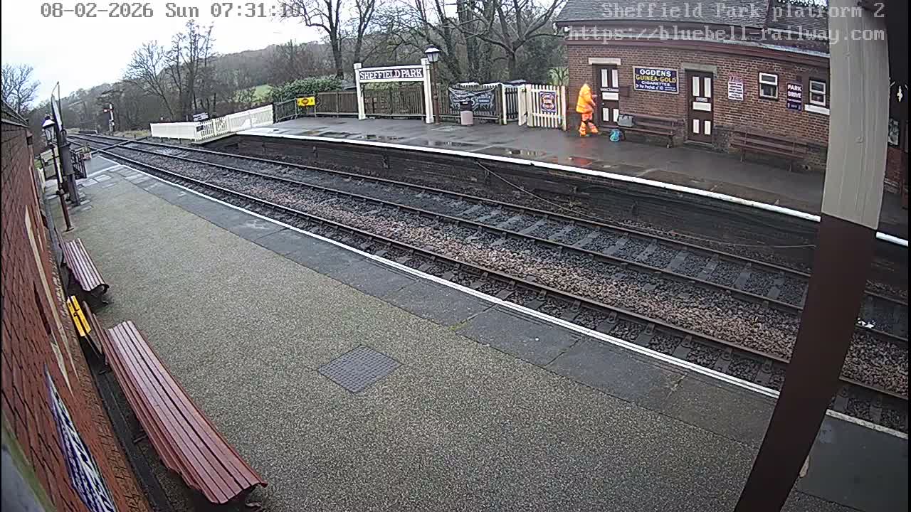Platform 2 West Sheffield Green, Bluebell Railway, Sheffield Park Station  Live Cam - Uckfield, Wealden, East Sussex, South East, England, United Kingdom