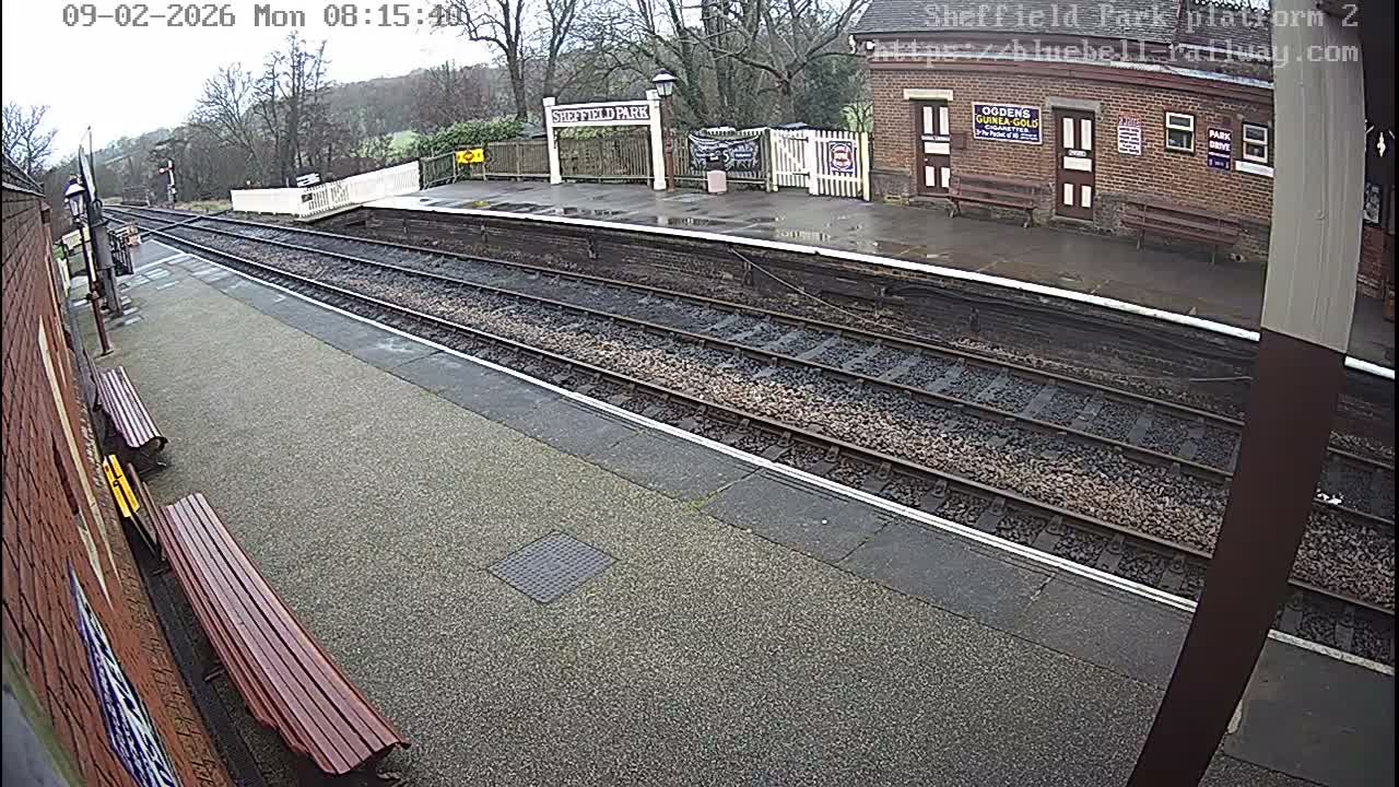 Platform 2 West Sheffield Green, Bluebell Railway, Sheffield Park Station  Live Cam - Uckfield, Wealden, East Sussex, South East, England, United Kingdom