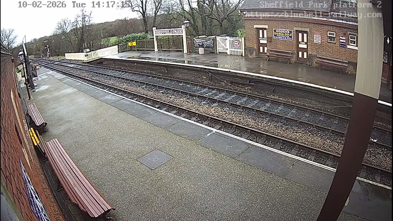 Platform 2 West Sheffield Green, Bluebell Railway, Sheffield Park Station  Live Cam - Uckfield, Wealden, East Sussex, South East, England, United Kingdom