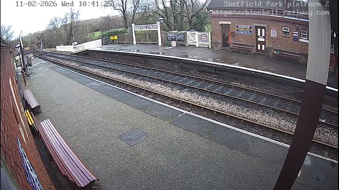 Platform 2 West Sheffield Green, Bluebell Railway, Sheffield Park Station  Live Cam - Uckfield, Wealden, East Sussex, South East, England, United Kingdom