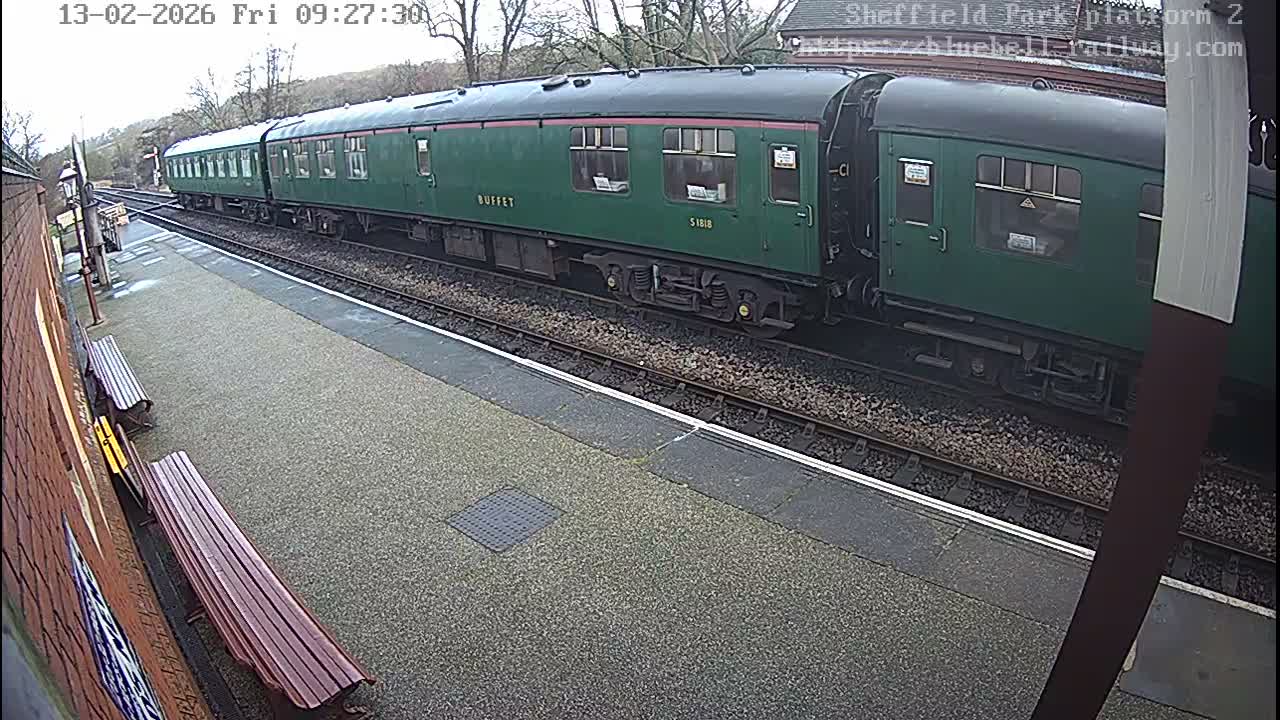 Platform 2 West Sheffield Green, Bluebell Railway, Sheffield Park Station  Live Cam - Uckfield, Wealden, East Sussex, South East, England, United Kingdom