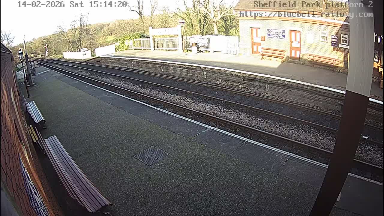 Platform 2 West Sheffield Green, Bluebell Railway, Sheffield Park Station  Live Cam - Uckfield, Wealden, East Sussex, South East, England, United Kingdom