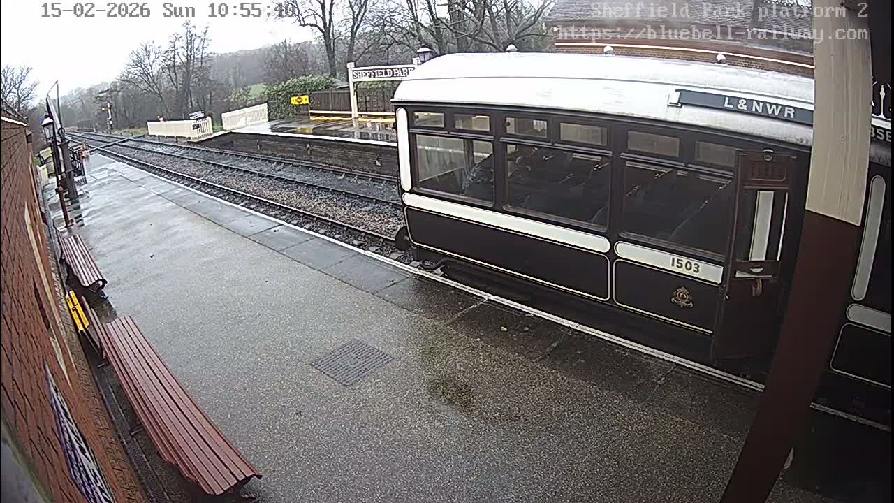 Platform 2 West Sheffield Green, Bluebell Railway, Sheffield Park Station  Live Cam - Uckfield, Wealden, East Sussex, South East, England, United Kingdom