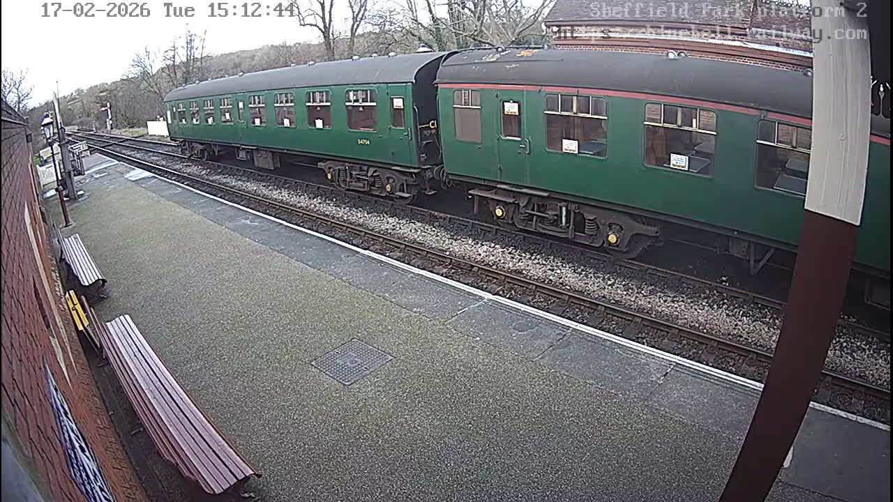 Platform 2 West Sheffield Green, Bluebell Railway, Sheffield Park Station  Live Cam - Uckfield, Wealden, East Sussex, South East, England, United Kingdom