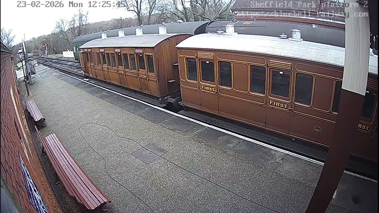 Platform 2 West Sheffield Green, Bluebell Railway, Sheffield Park Station  Live Cam - Uckfield, Wealden, East Sussex, South East, England, United Kingdom