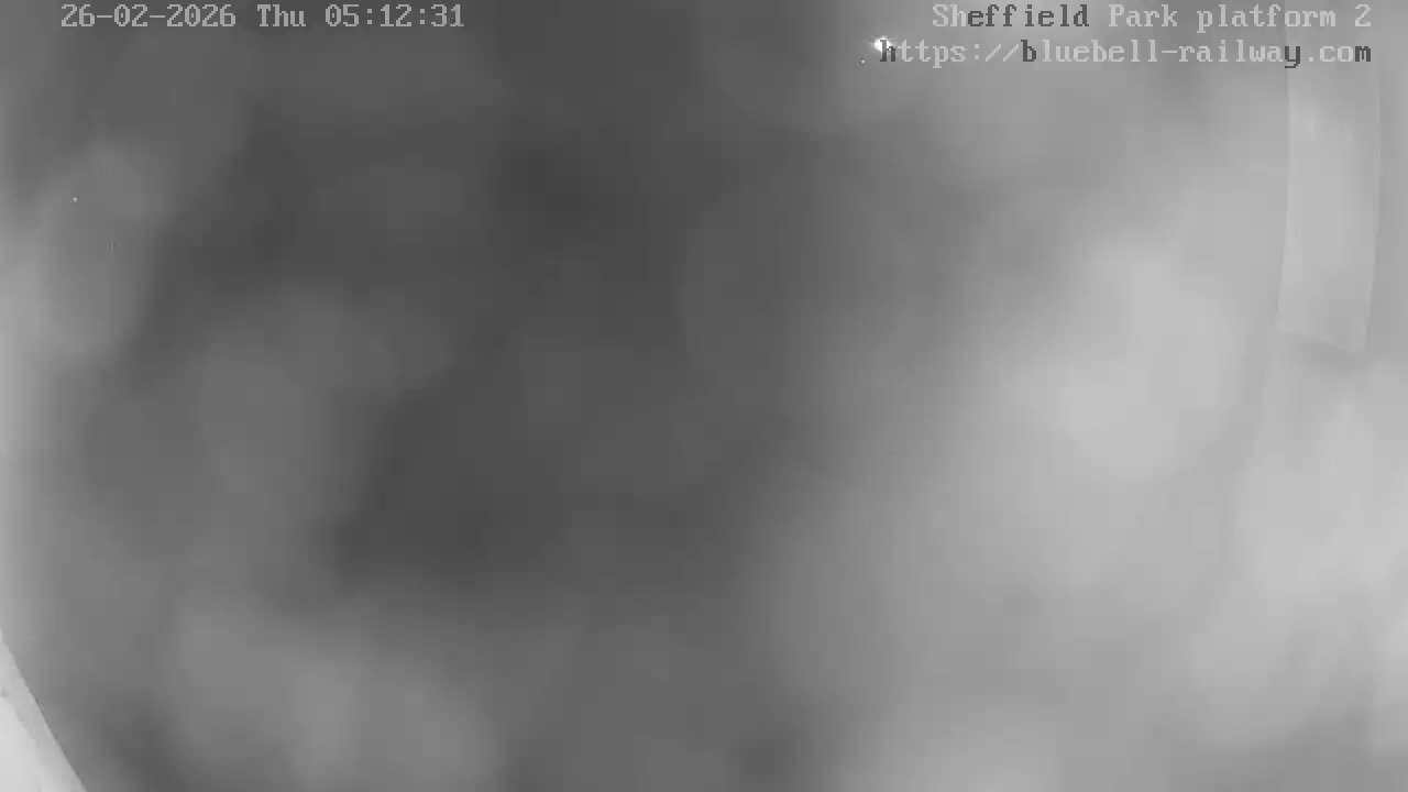 Platform 2 West Sheffield Green, Bluebell Railway, Sheffield Park Station  Live Cam - Uckfield, Wealden, East Sussex, South East, England, United Kingdom