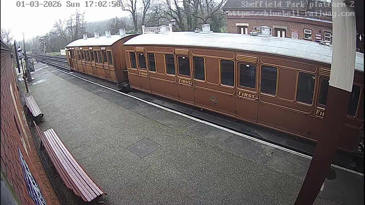Platform 2 West Sheffield Green, Bluebell Railway, Sheffield Park Station  Live Cam - Uckfield, Wealden, East Sussex, South East, England, United Kingdom