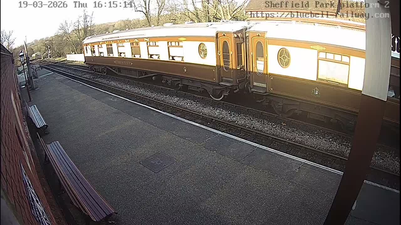 Platform 2 West Sheffield Green, Bluebell Railway, Sheffield Park Station  Live Cam - Uckfield, Wealden, East Sussex, South East, England, United Kingdom