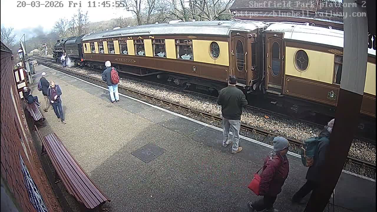 Platform 2 West Sheffield Green, Bluebell Railway, Sheffield Park Station  Live Cam - Uckfield, Wealden, East Sussex, South East, England, United Kingdom