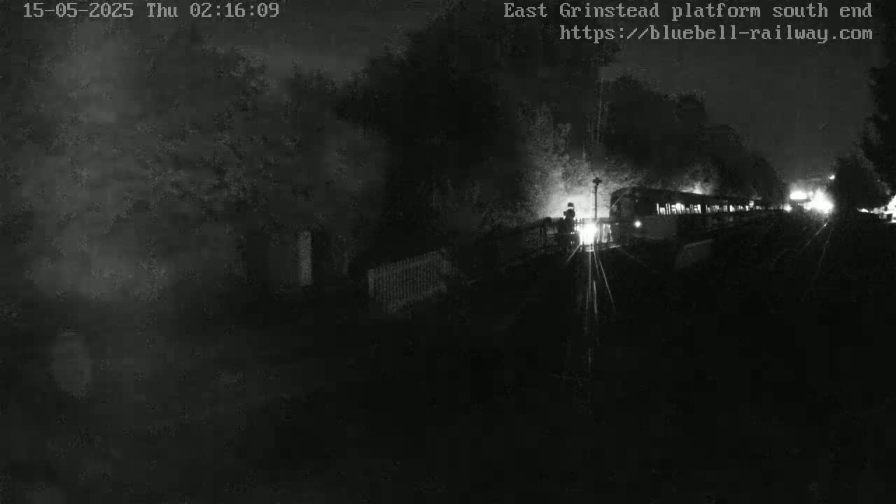 East Grinstead Station Bluebell Railway Platforms South End Live Cam - Mid Sussex, East Sussex, South East, England, United Kingdom
