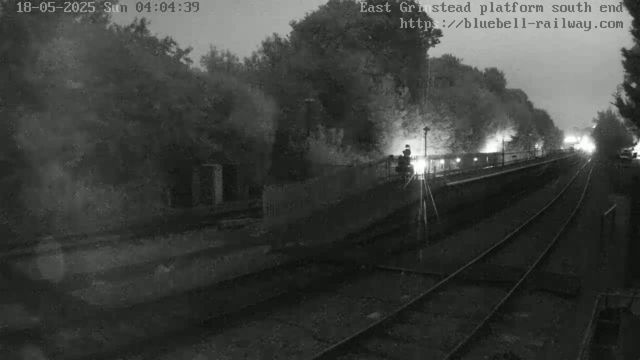 East Grinstead Station Bluebell Railway Platforms South End Live Cam - Mid Sussex, East Sussex, South East, England, United Kingdom