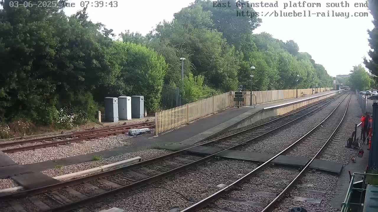East Grinstead Station Bluebell Railway Platforms South End Live Cam - Mid Sussex, East Sussex, South East, England, United Kingdom