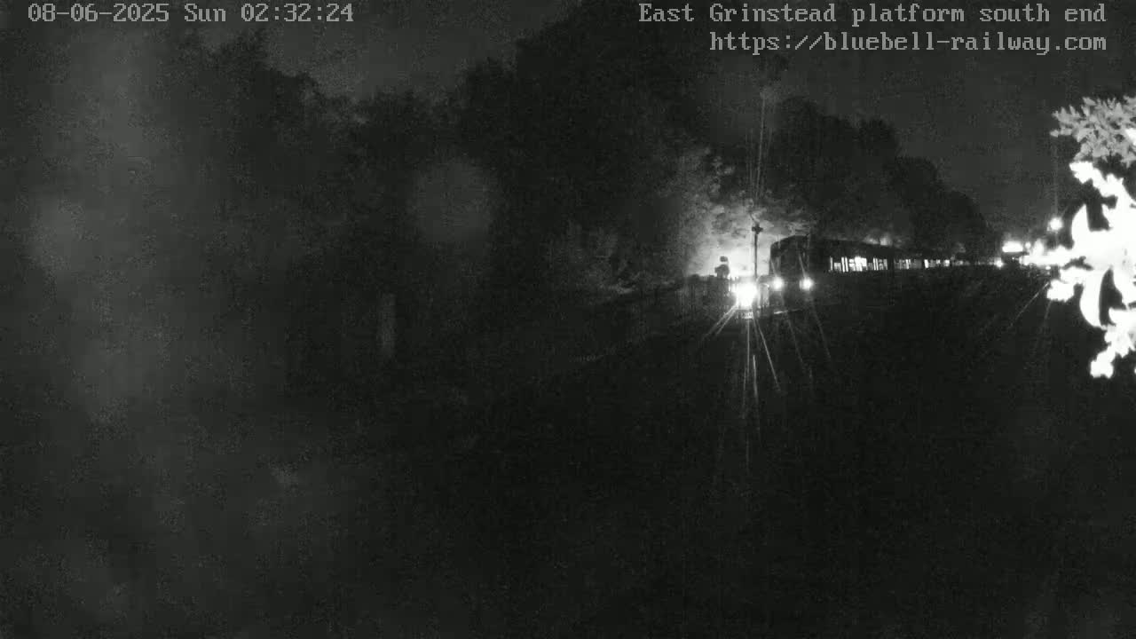 East Grinstead Station Bluebell Railway Platforms South End Live Cam - Mid Sussex, East Sussex, South East, England, United Kingdom