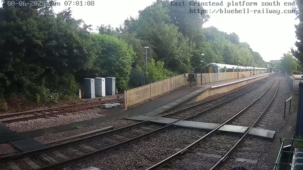 East Grinstead Station Bluebell Railway Platforms South End Live Cam - Mid Sussex, East Sussex, South East, England, United Kingdom