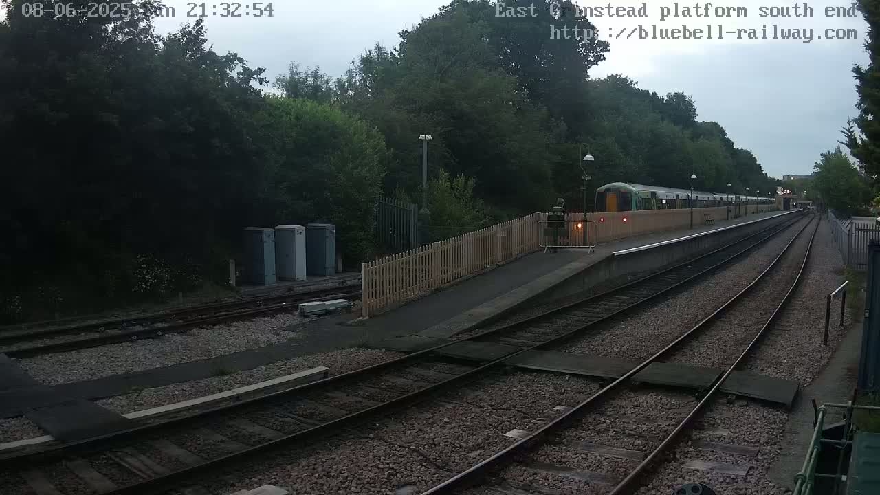East Grinstead Station Bluebell Railway Platforms South End Live Cam - Mid Sussex, East Sussex, South East, England, United Kingdom